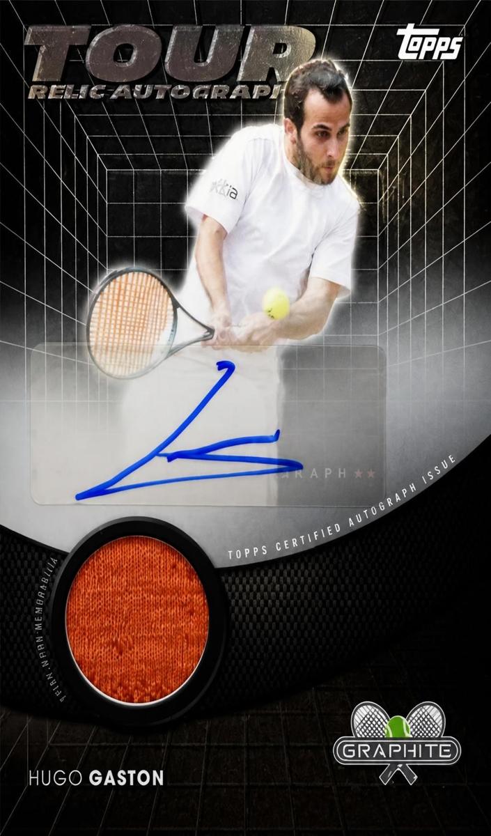 2026 Topps Graphite Tour Relic Autograph Hugo Gaston #TRA-HGN card