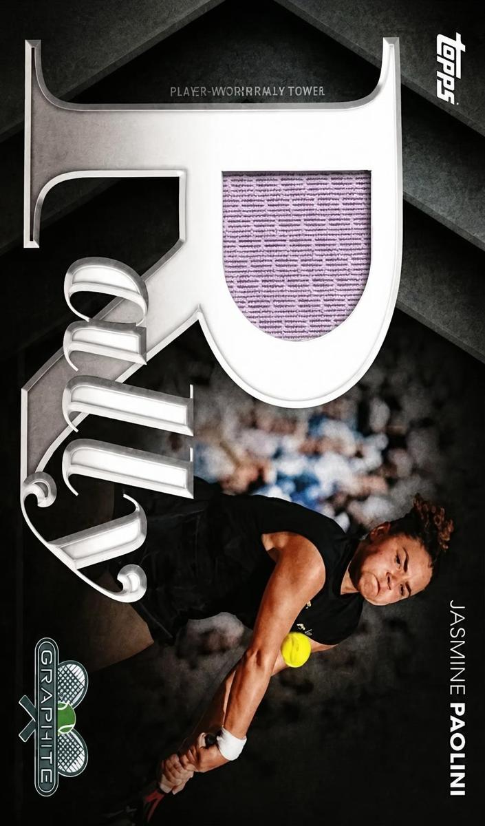 2026 Topps Graphite Rally Relic Jasmine Paolini #RR-JP card