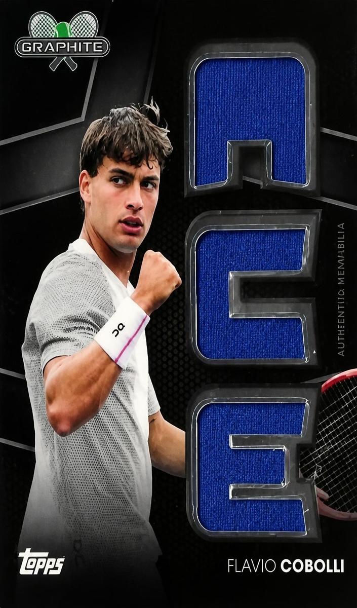2026 Topps Graphite Ace Relic Flavio Cobolli #AR-FC card