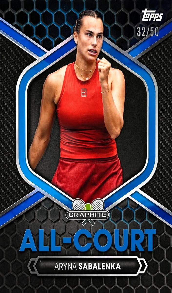 2026 Topps Graphite All Court Aryna Sabalenka #AC-20 card