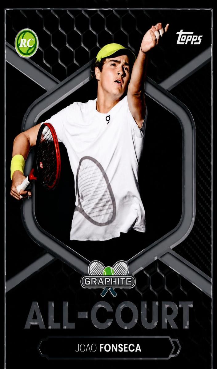 2026 Topps Graphite All Court Joao Fonseca #AC-14 card