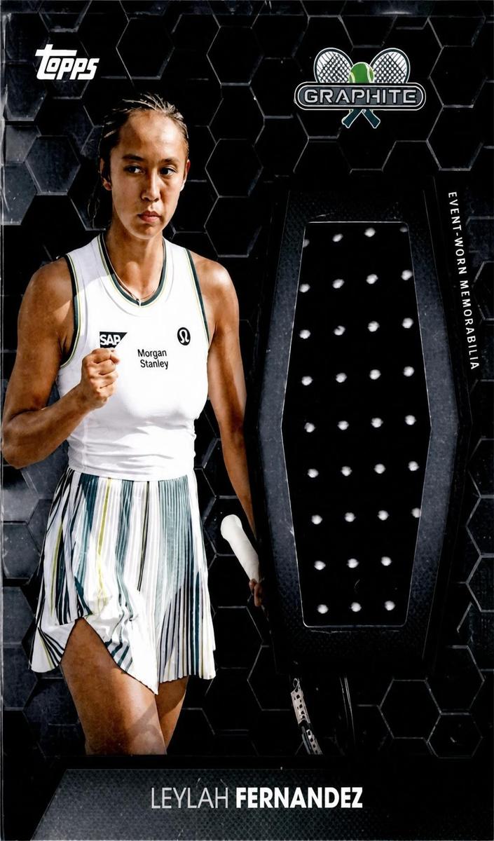 2026 Topps Graphite Leylah Fernandez #GR-LF card