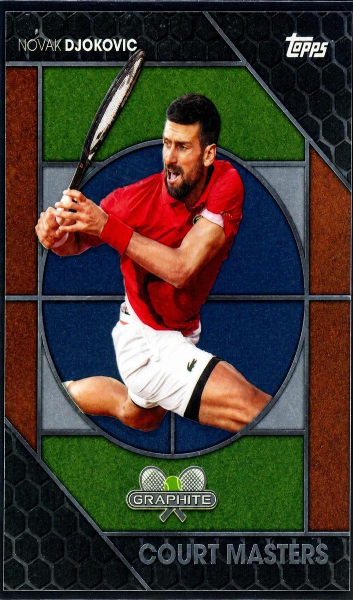 2026 Topps Graphite Court Masters Novak Djokovic #CM-11 card