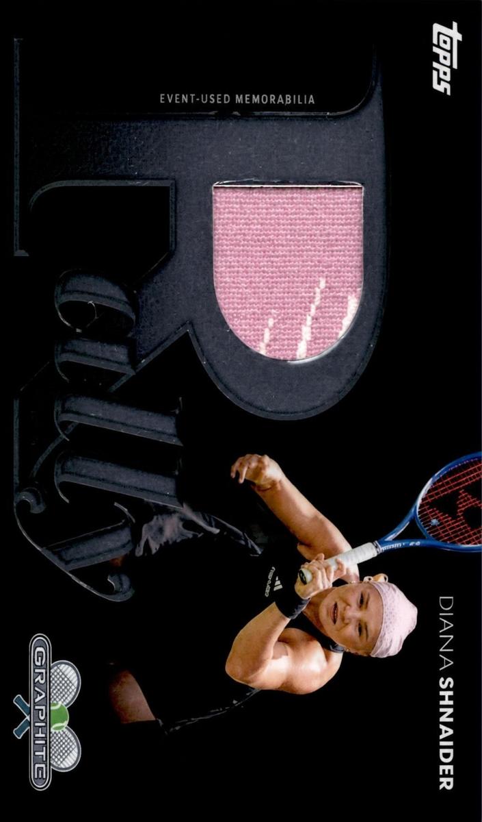 2026 Topps Graphite Rally Relic Diana Shnaider #RR-DS card