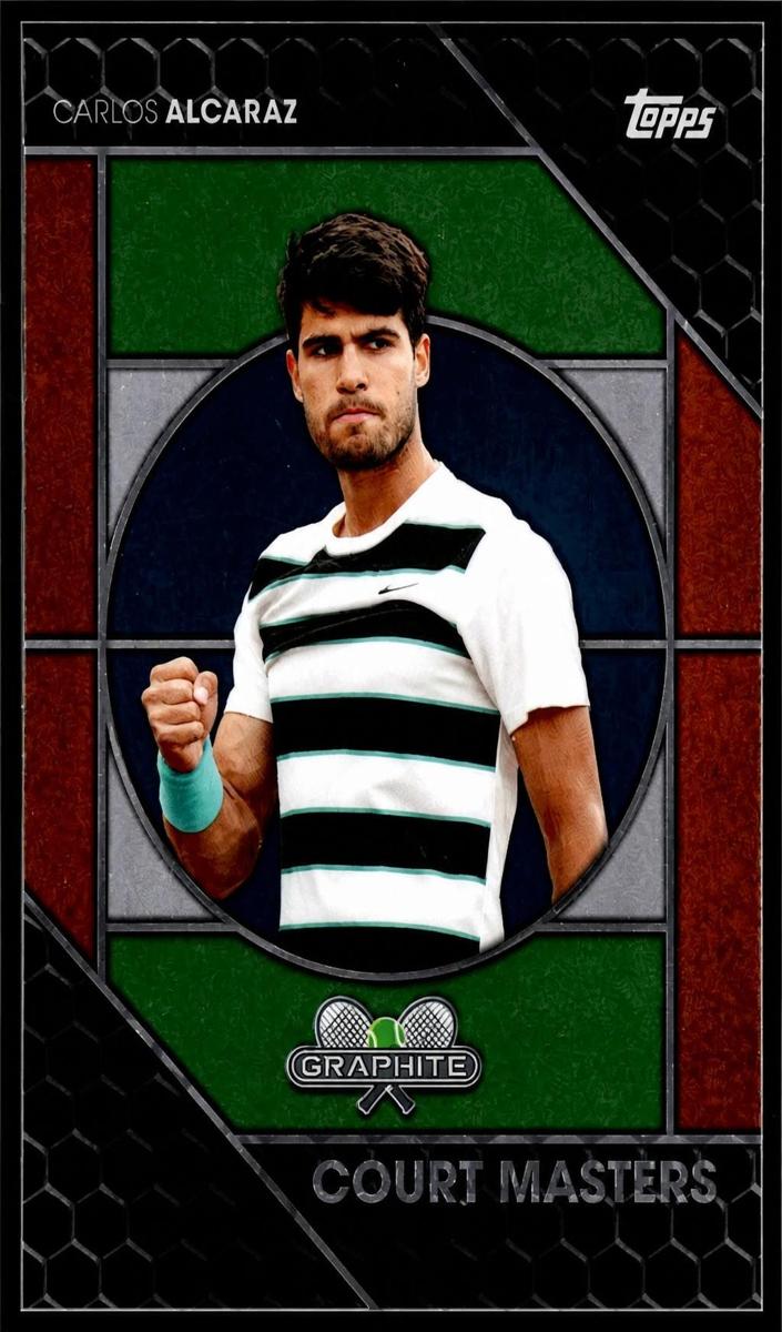 2026 Topps Graphite Court Masters Carlos Alcaraz #CM-16 card