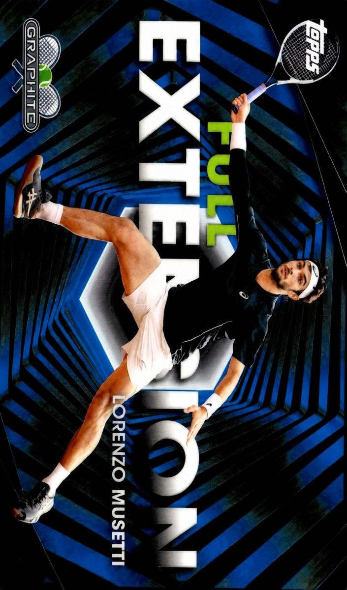 2026 Topps Graphite Full Extension Lorenzo Musetti #FE-12 card