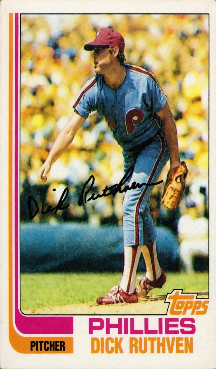 1982 Topps Dick Ruthven #317 card