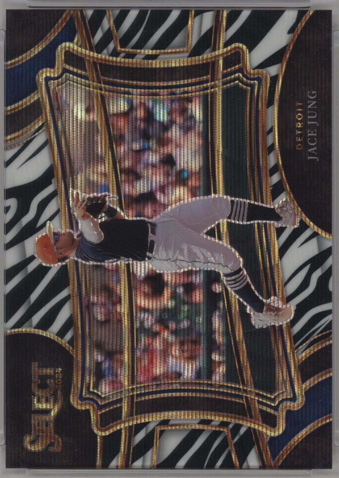 2024 Panini Select Baseball Zebra Jace Jung #54