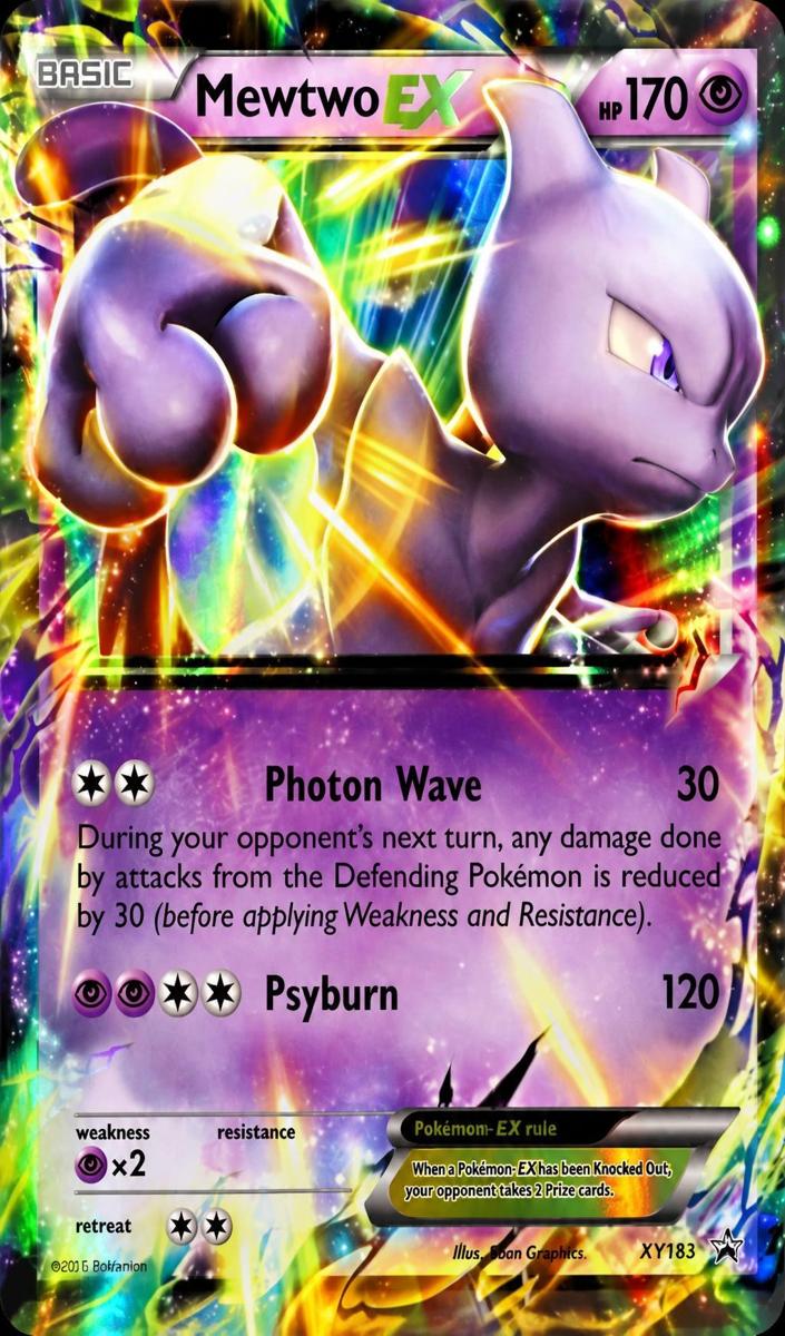 2014 MEWTWO XY #183 PROMO JUMBO