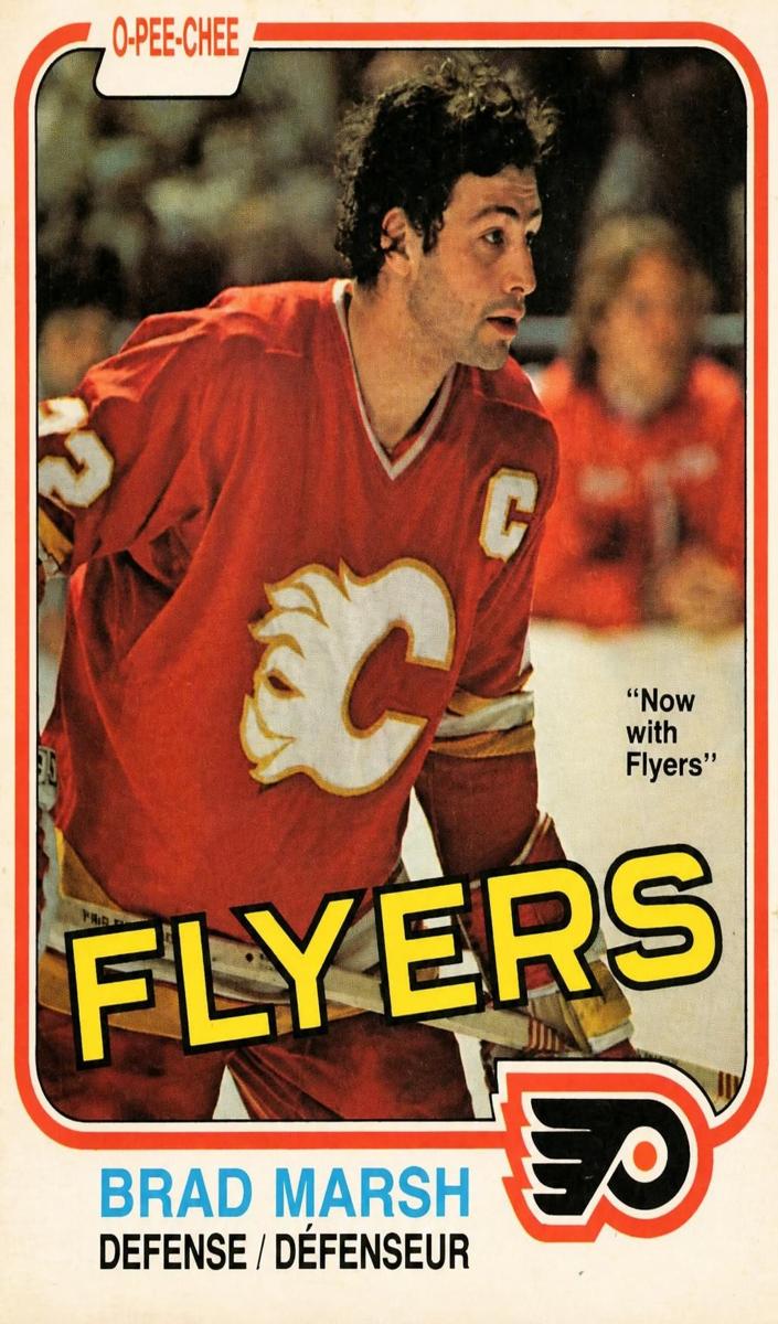 1981 O-Pee-Chee Brad Marsh #47 card