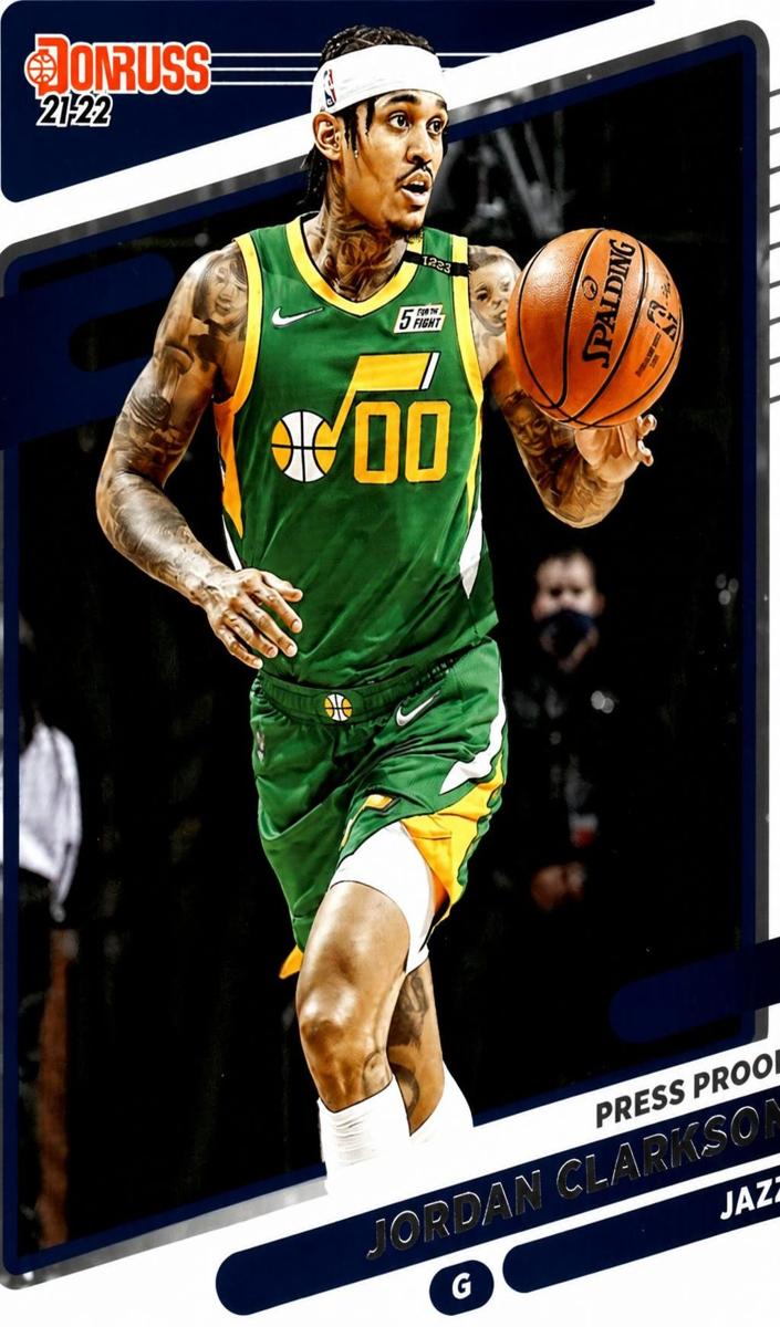 2021 Panini Donruss Jordan Clarkson #128 card