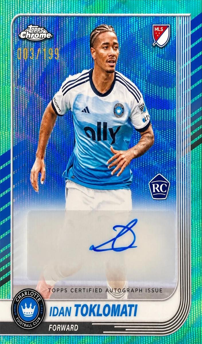 2025 Idan Toklomati [Aqua Wave Refractor] #CA-IT
