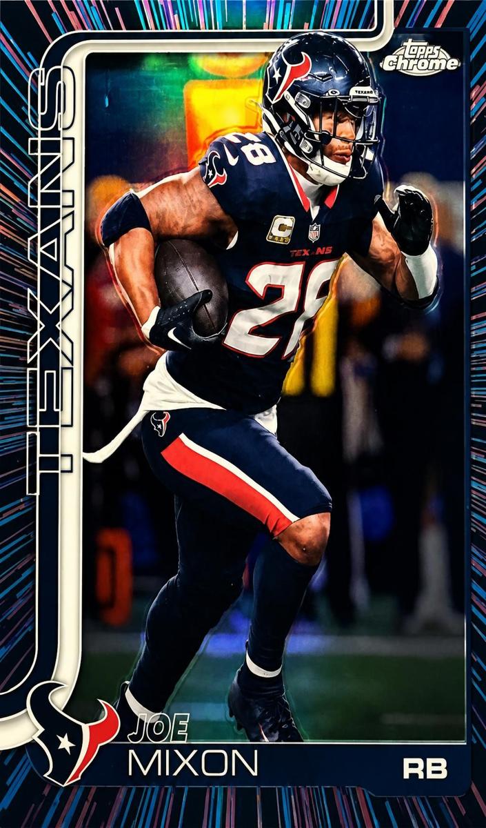 Joe Mixon 2025 Topps Chrome Football card
