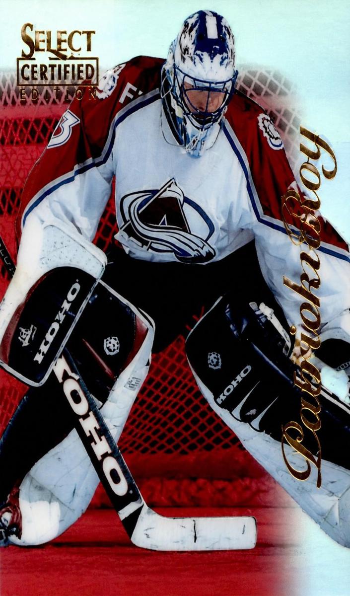 1996 Select Certified Patrick Roy [Mirror Red] #81 card