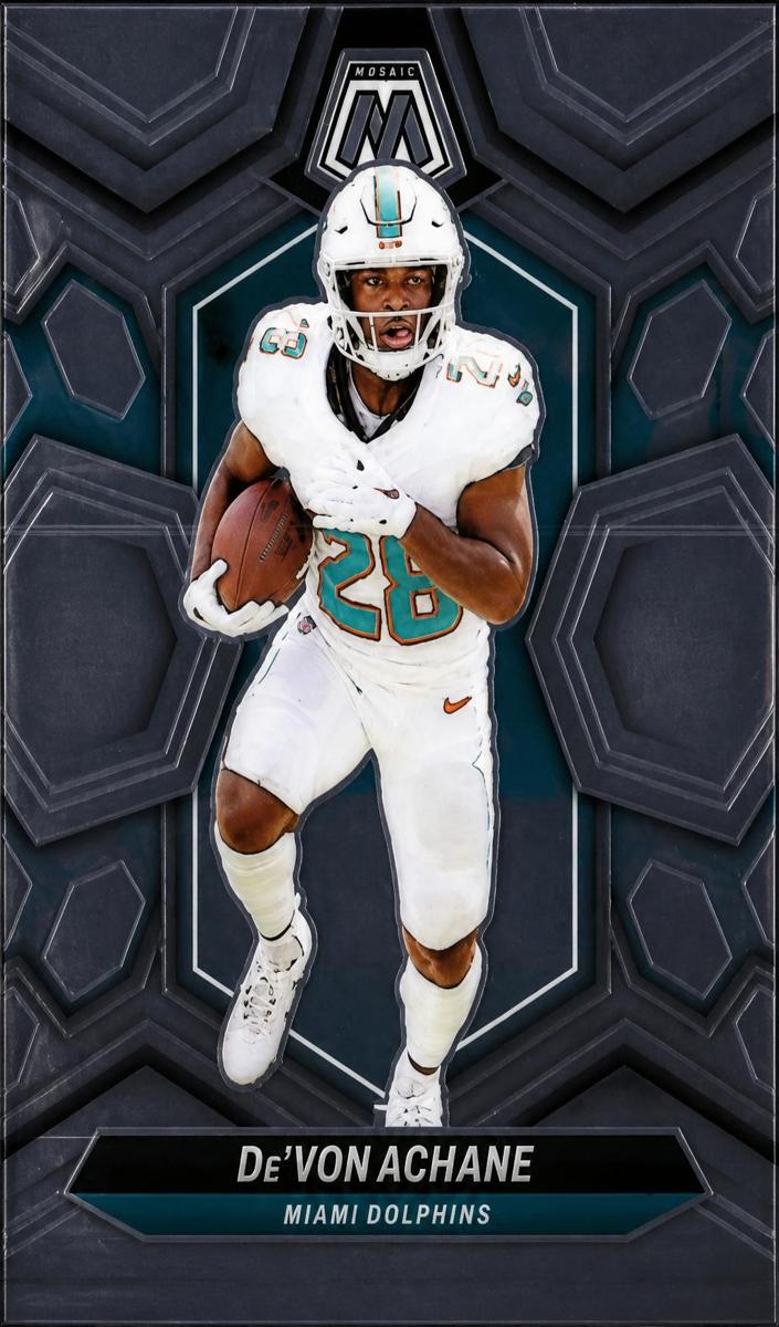 De'Von Achane 2024 Mosaic Football card