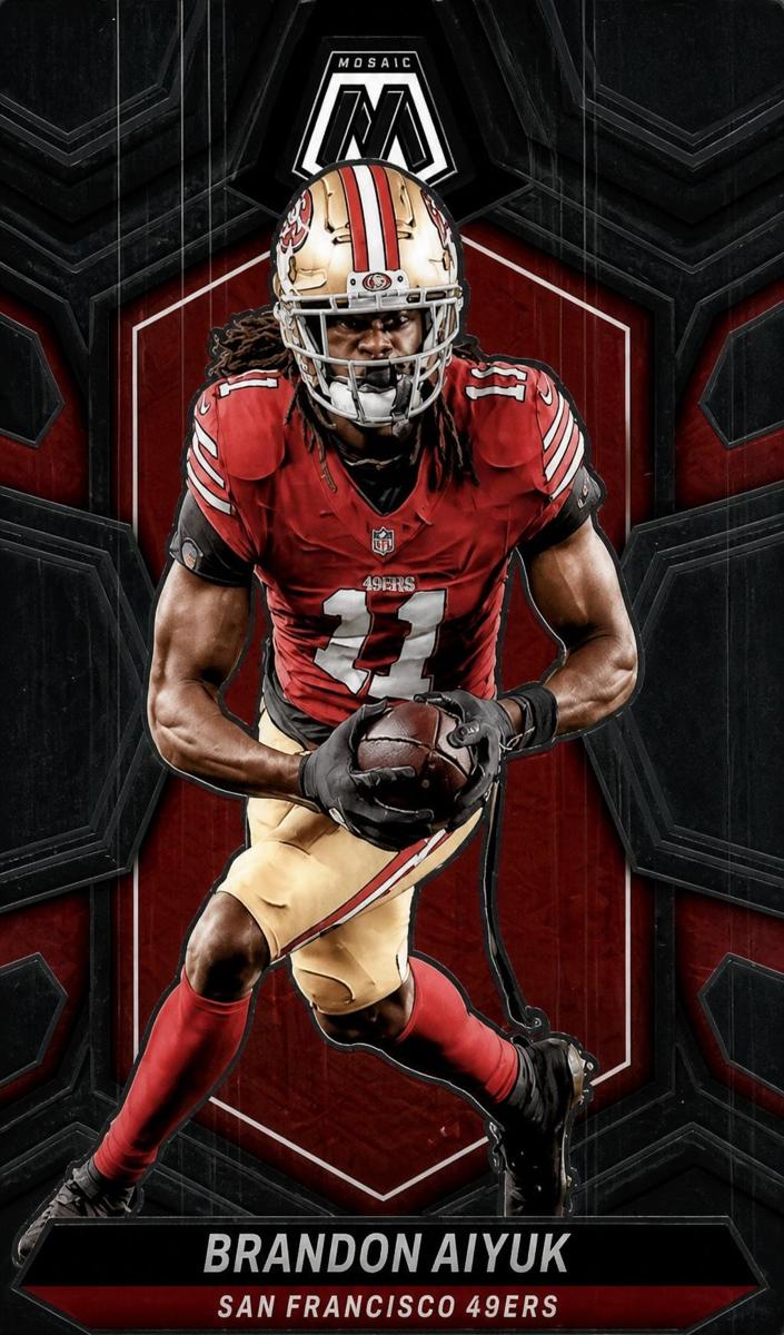 Brandon Aiyuk 2024 Mosaic Football card
