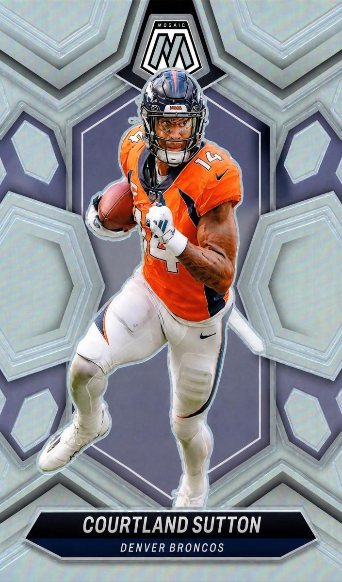 Courtland Sutton 2024 Mosaic Football card