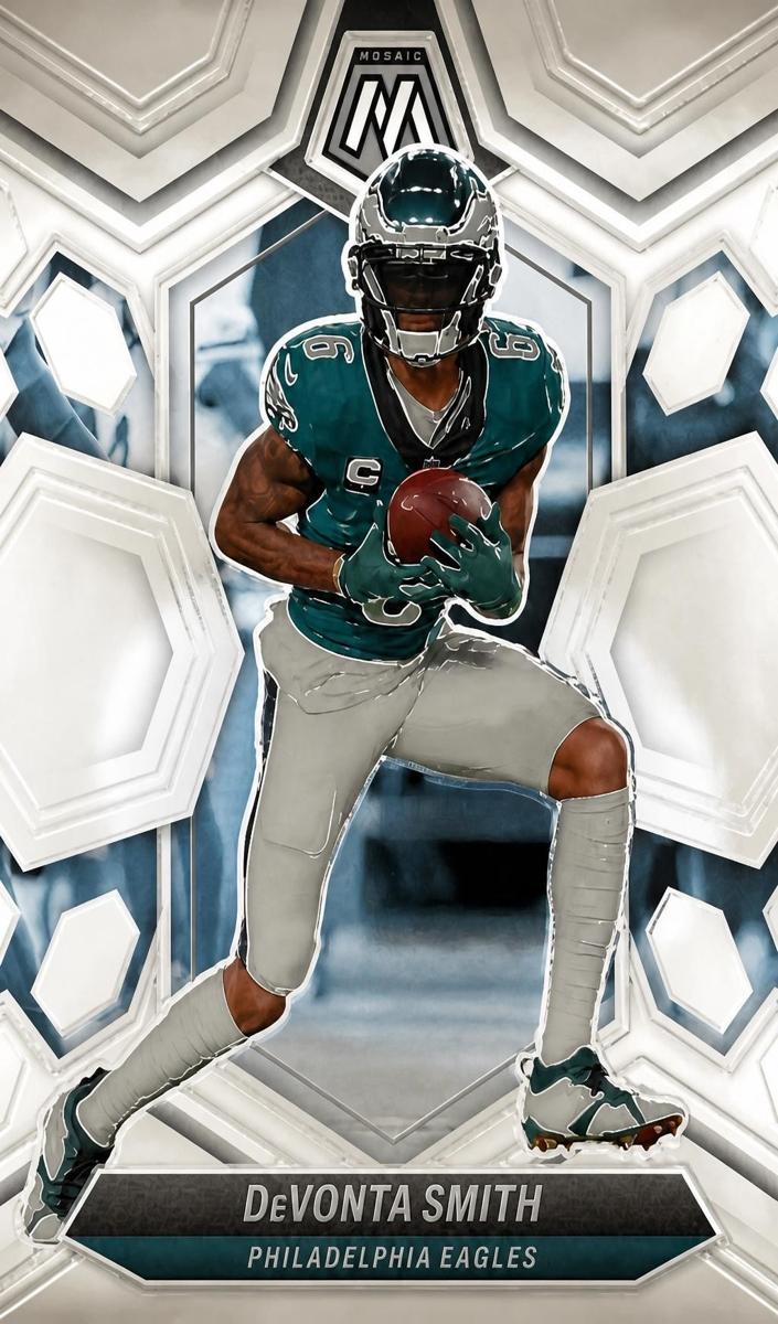 DeVonta Smith 2024 Mosaic Football card