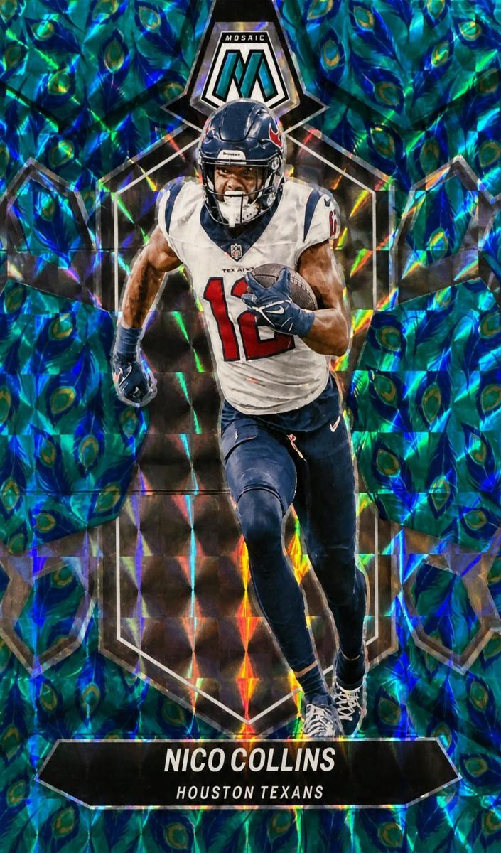 Nico Collins 2024 Mosaic Football card