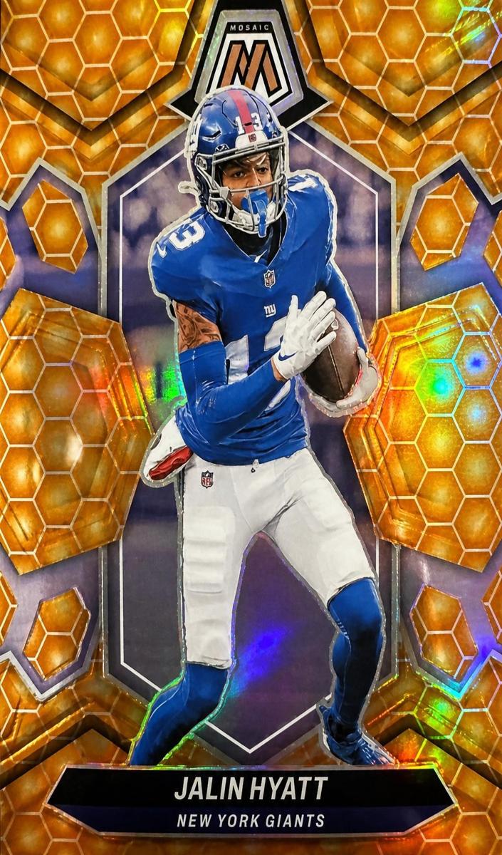 Jalin Hyatt 2024 Mosaic Football card