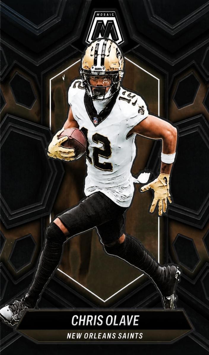 Chris Olave 2024 Mosaic Football card