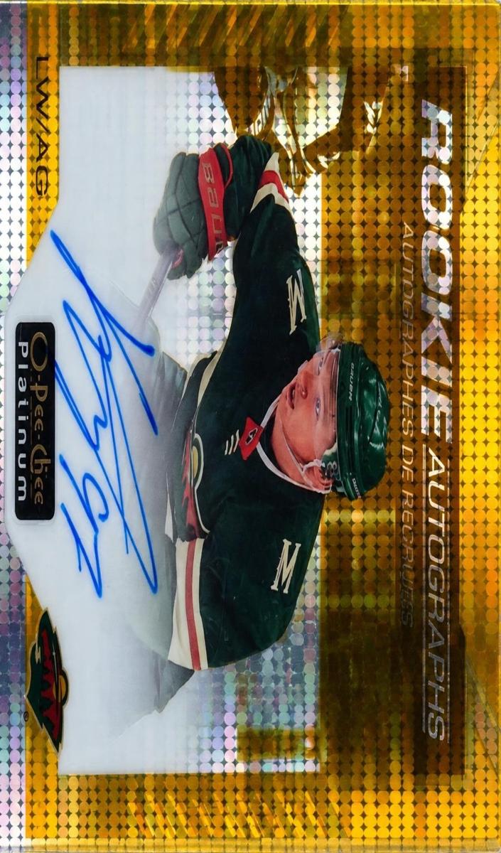 2020 O-Pee-Chee Platinum Kirill Kaprizov [Seismic Gold] #R-KK card