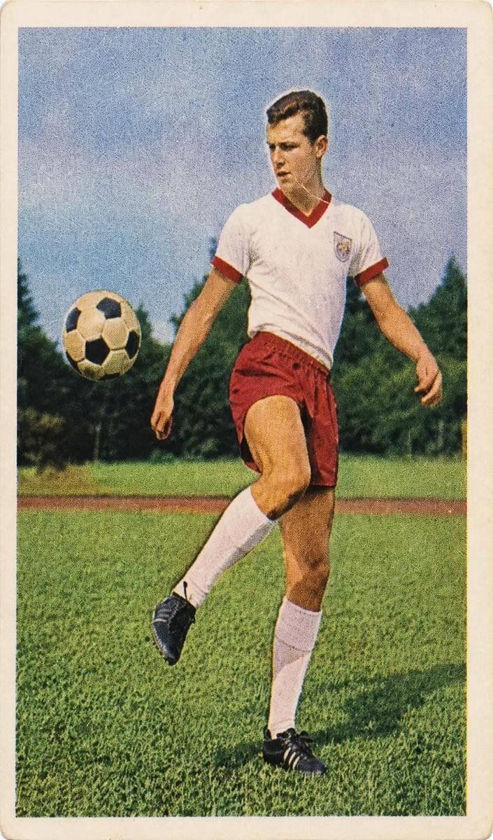 1966 Bergmann Verlag Fussball Franz Beckenbauer #85 card
