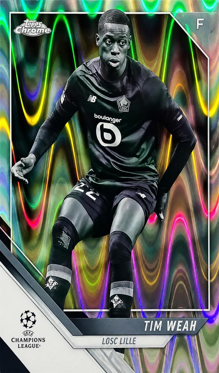 2021 Tim Weah [Black and White Raywave] #189