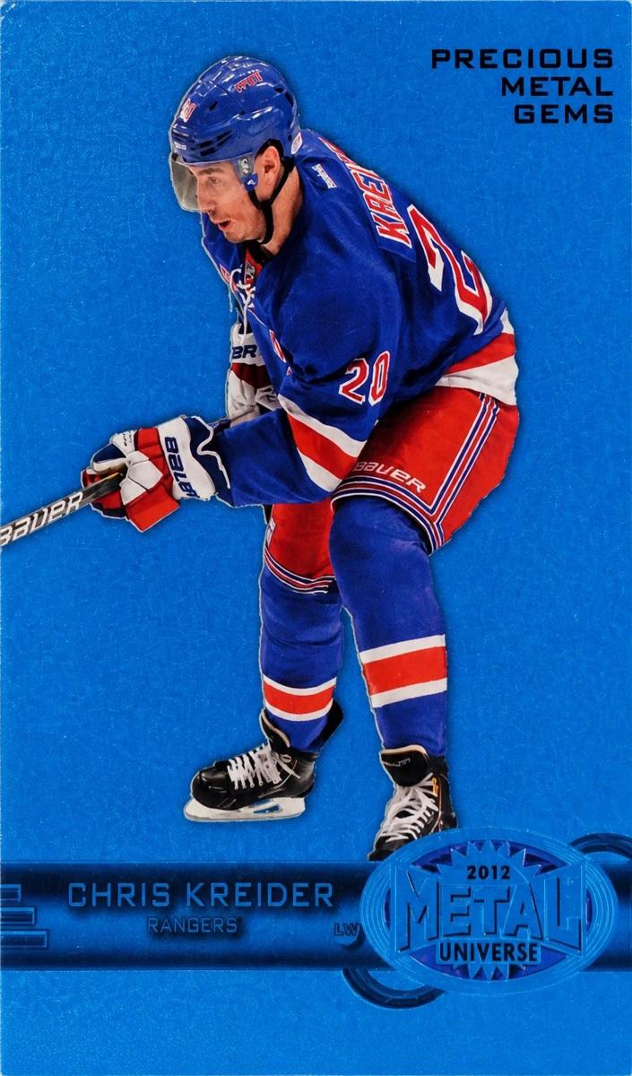 2012 Chris Kreider [Blue] #11