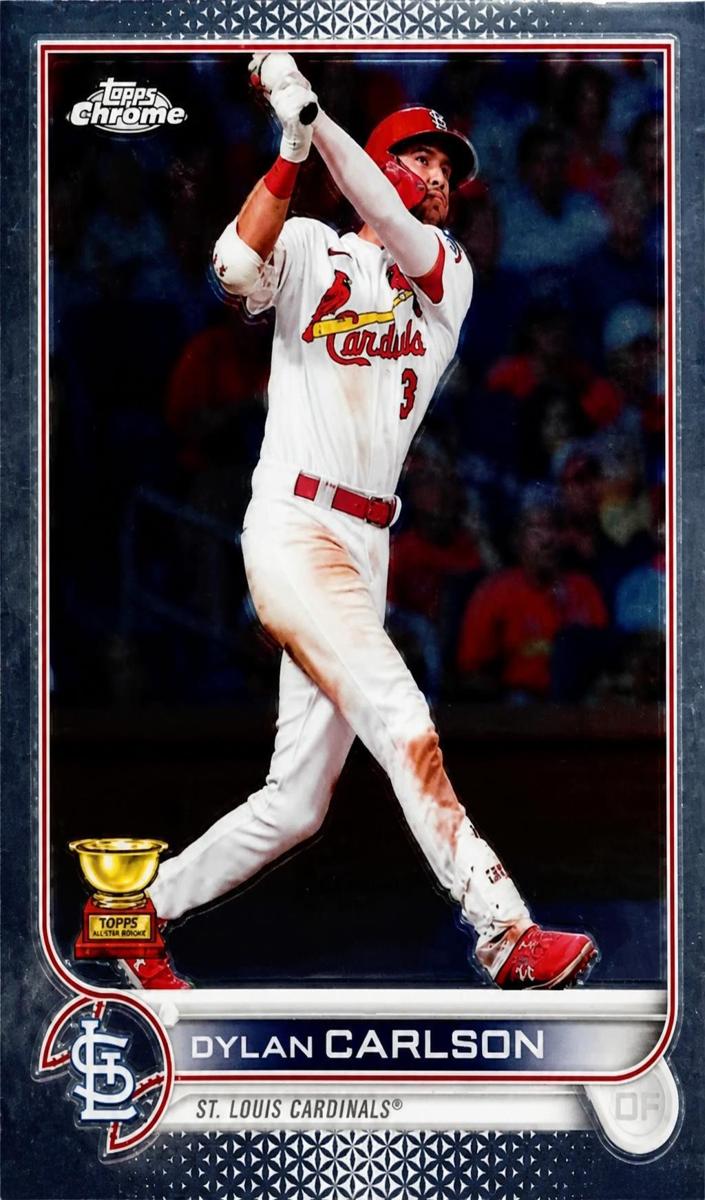 2022 Topps Chrome Dylan Carlson #158 card