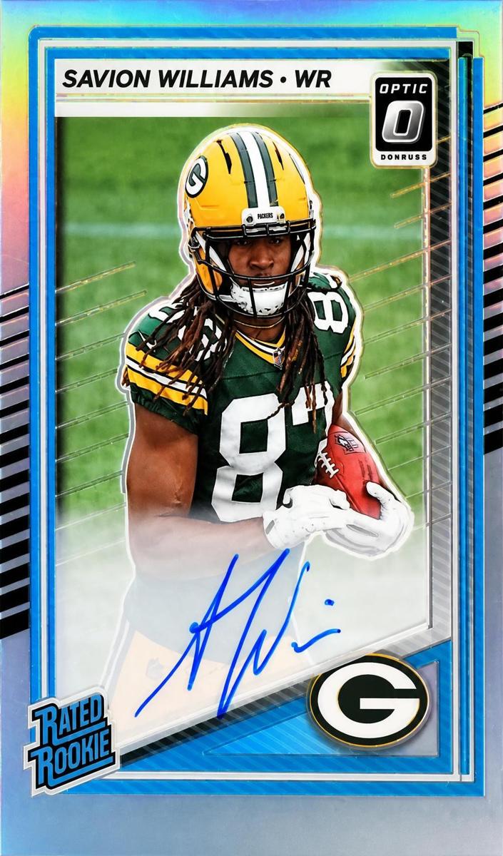 Savion Williams 2025 Donruss Optic Football card