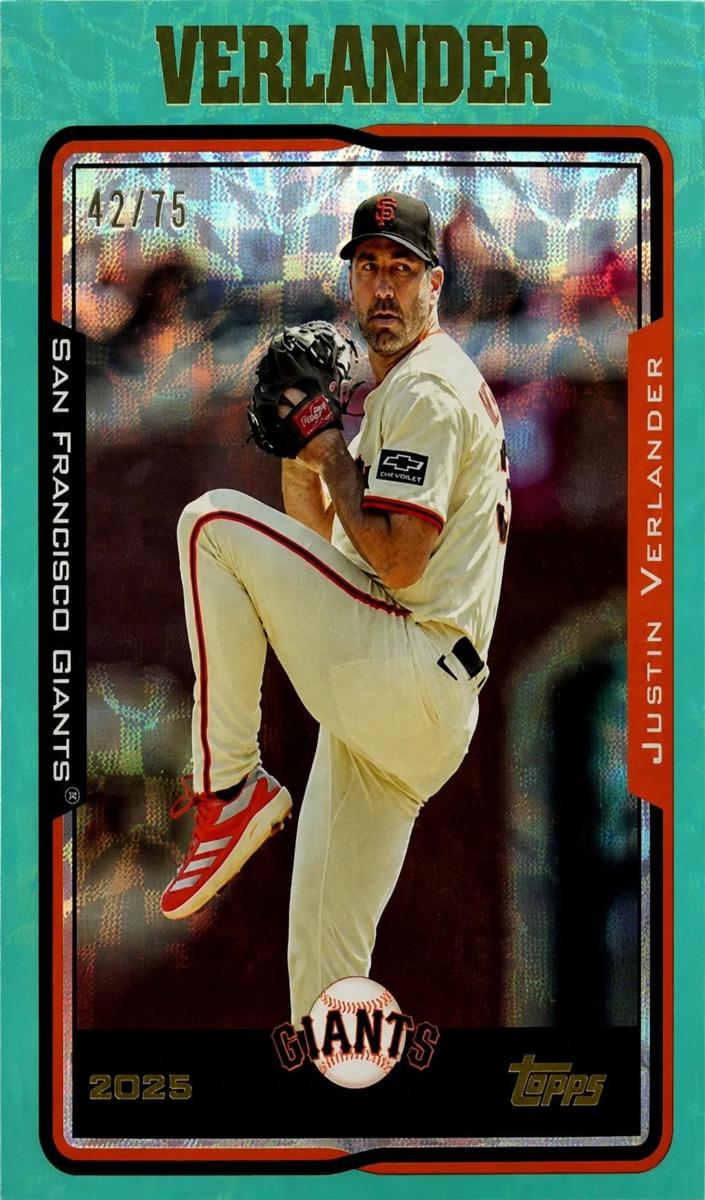 2025 Justin Verlander [Aqua Scope Foilboard] #235