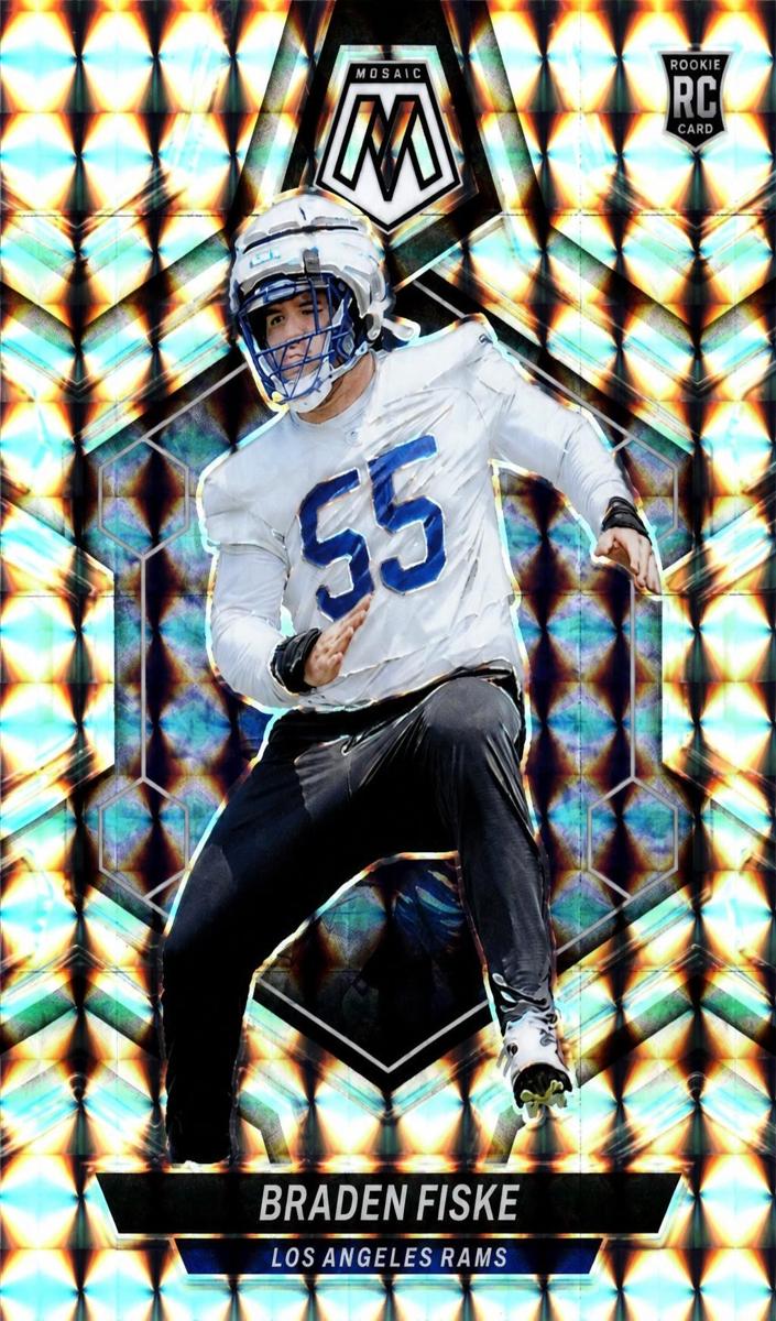 Braden Fiske 2024 Mosaic Football card