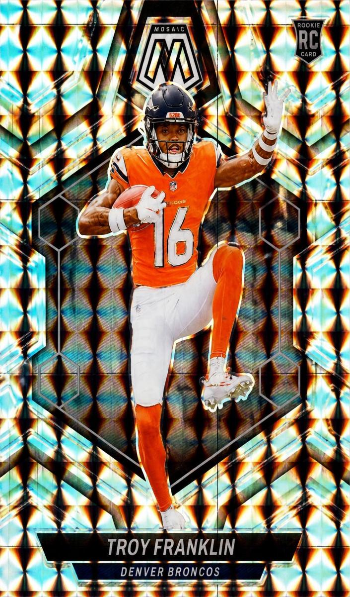 Troy Franklin 2024 Mosaic Football card