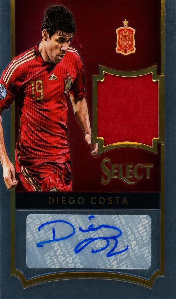 2015 Panini Select Diego Costa [Gold] #10 card