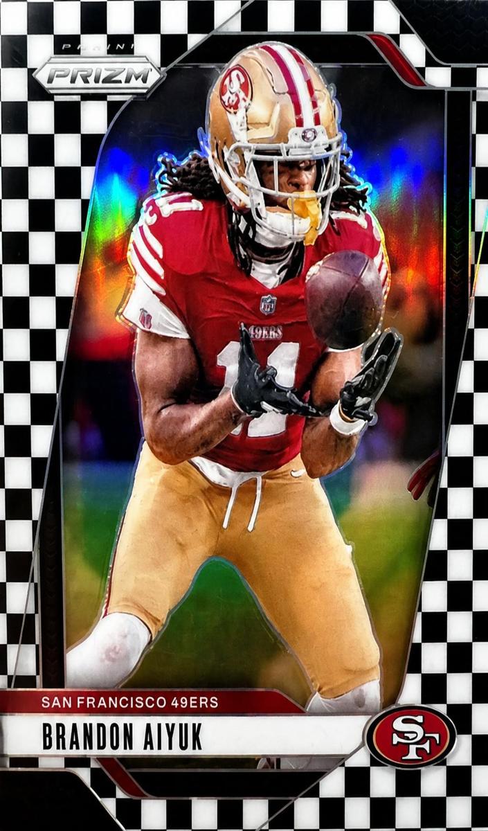 Brandon Aiyuk 2024 Prizm Football card
