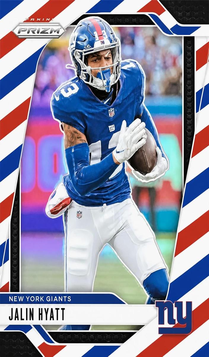 Jalin Hyatt 2024 Prizm Football card