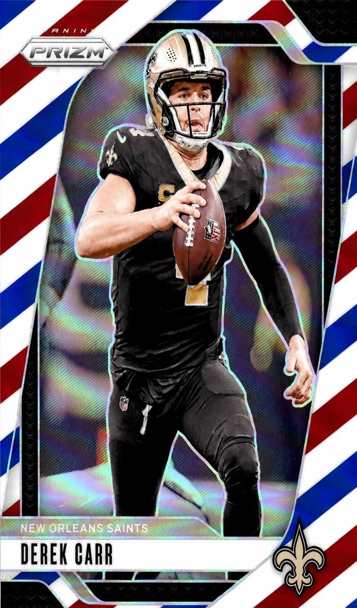 Derek Carr 2024 Prizm Football card
