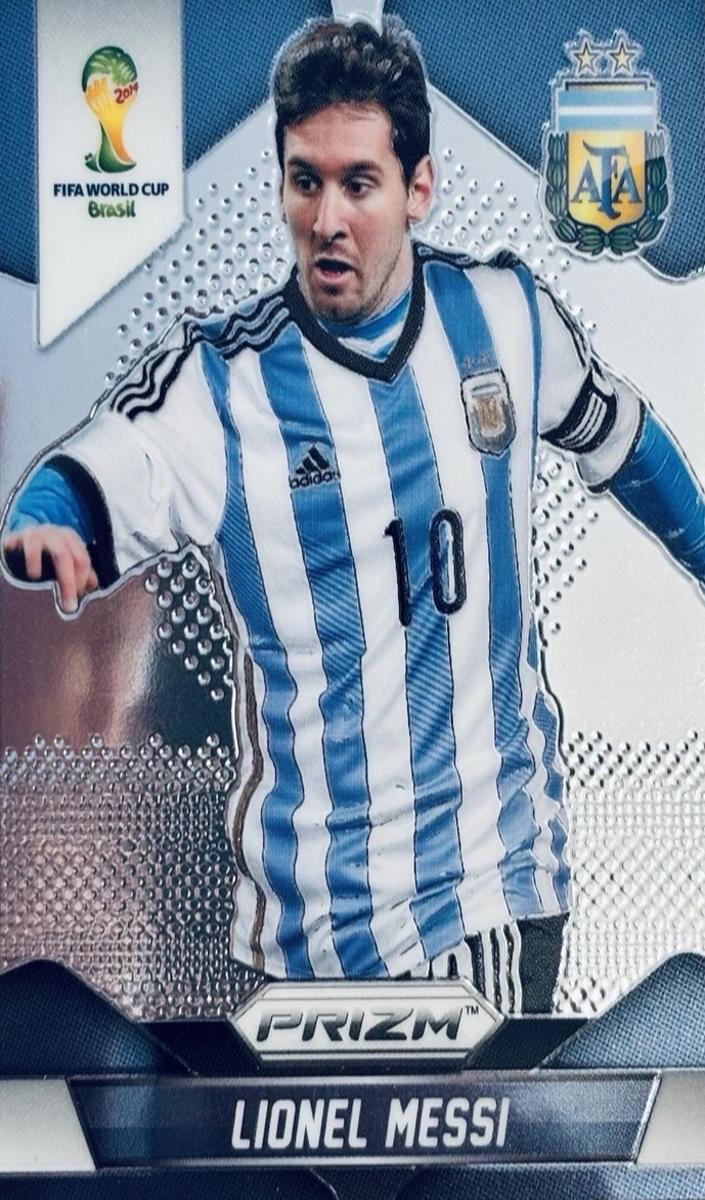 2014 Panini Prizm Prizm #12 Lionel Messi Cup front