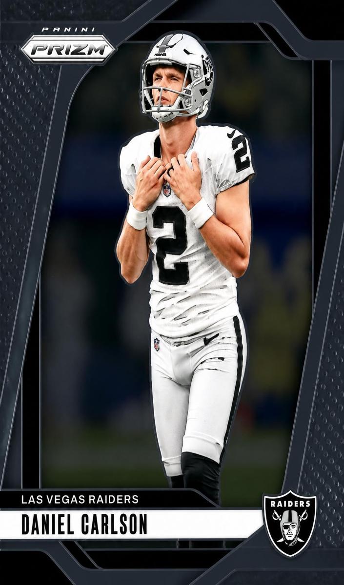 Daniel Carlson 2024 Prizm Football card