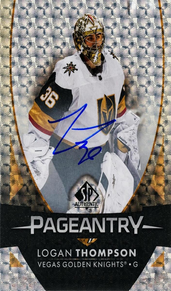 2023 SP Authentic Logan Thompson #P-4 card