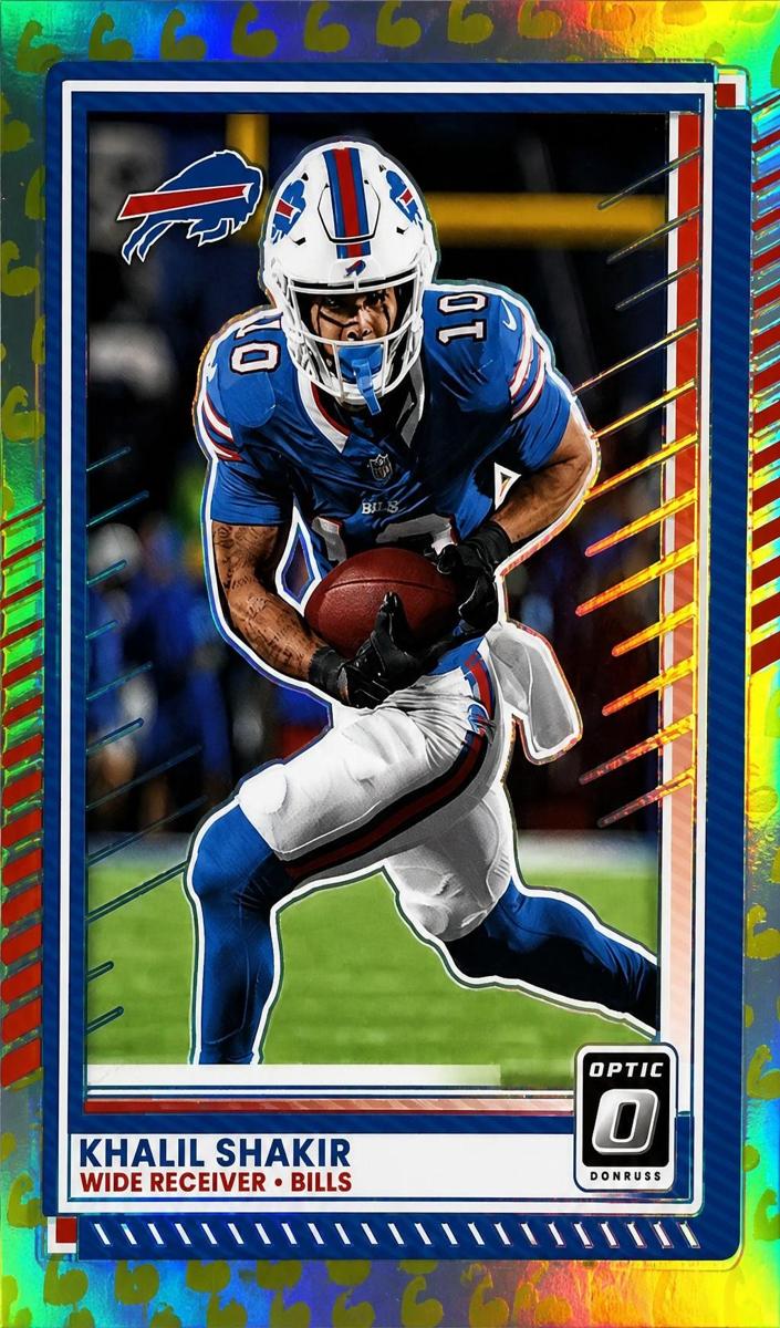 Khalil Shakir 2025 Donruss Optic Football card