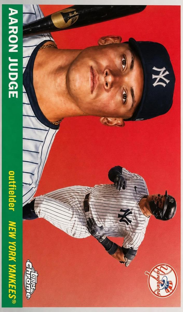 Aaron Judge 2025 Chrome Platinum card