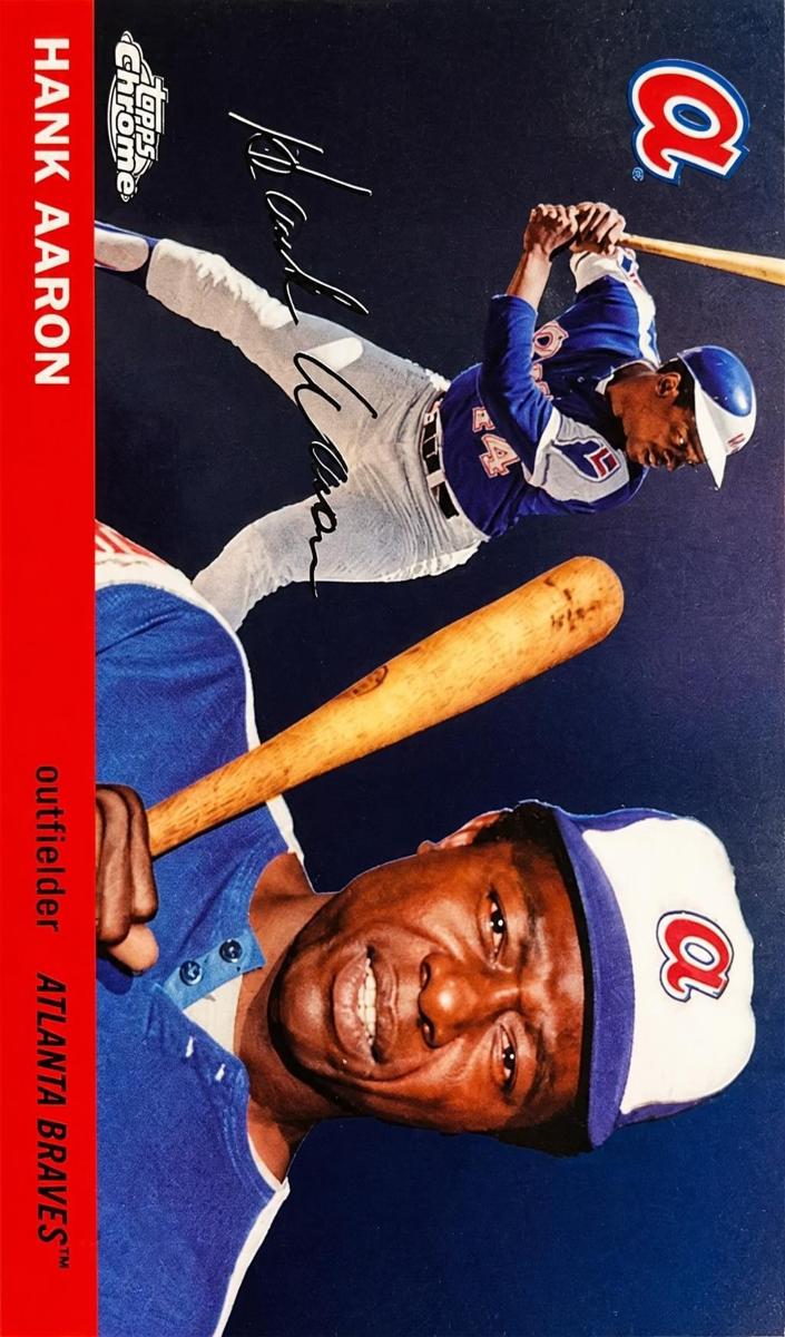 Hank Aaron 2025 Chrome Platinum card