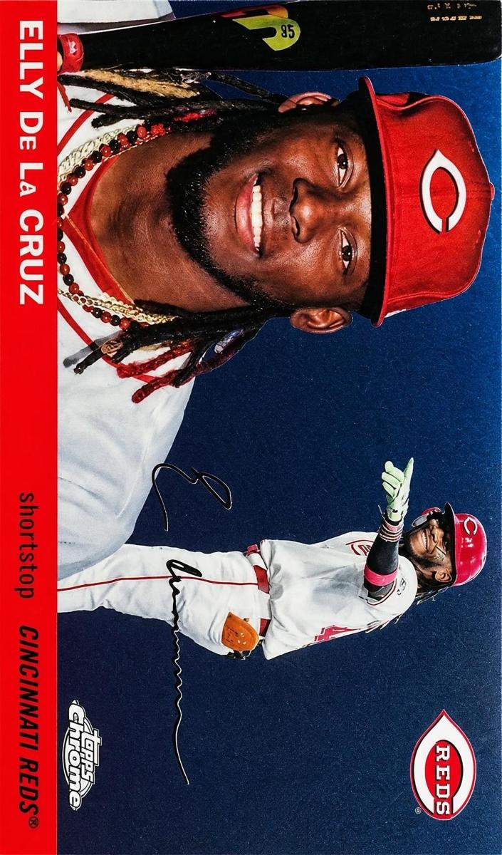 Elly De La Cruz 2025 Chrome Platinum card