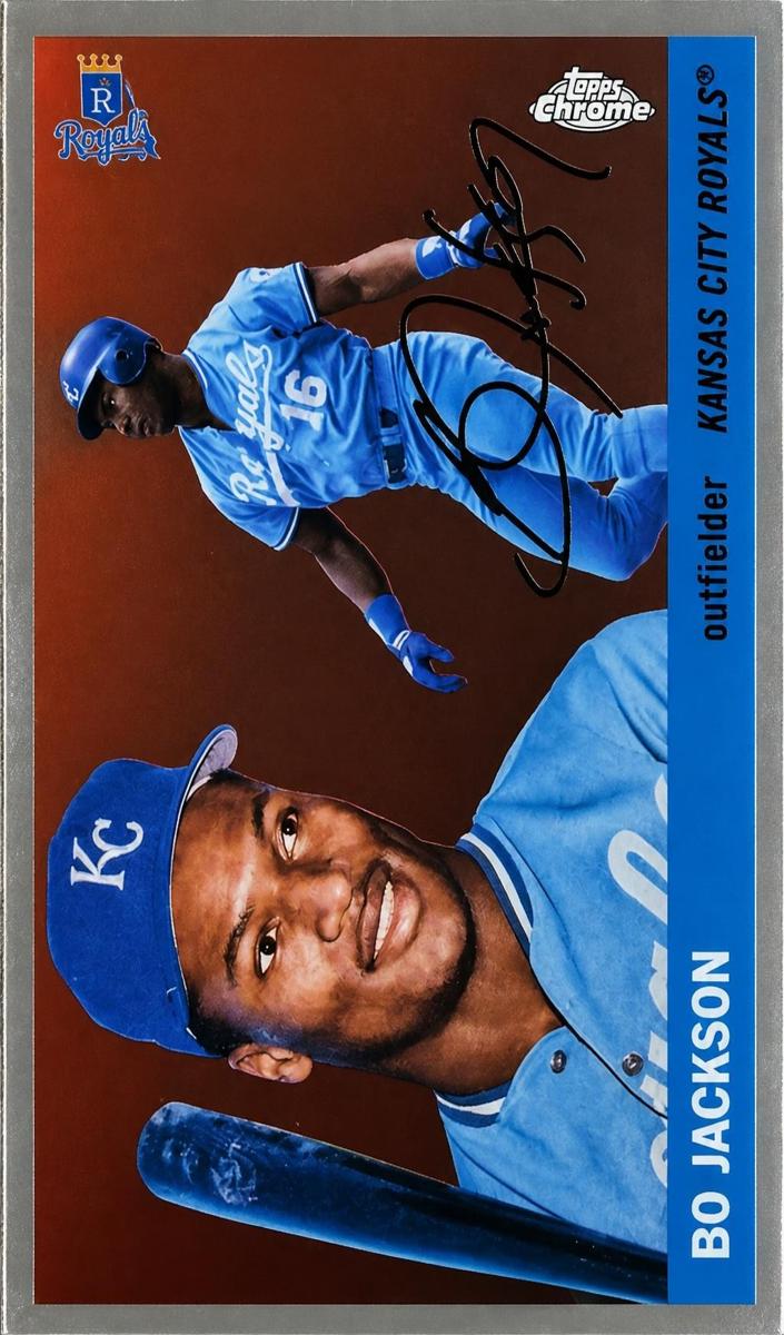 Bo Jackson 2025 Chrome Platinum card