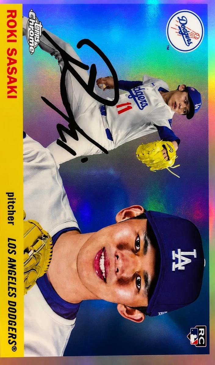 Roki Sasaki 2025 Topps Chrome Platinum Baseball