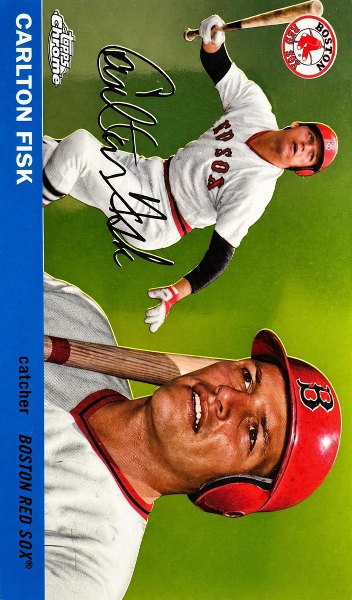 Carlton Fisk 2025 Chrome Platinum card