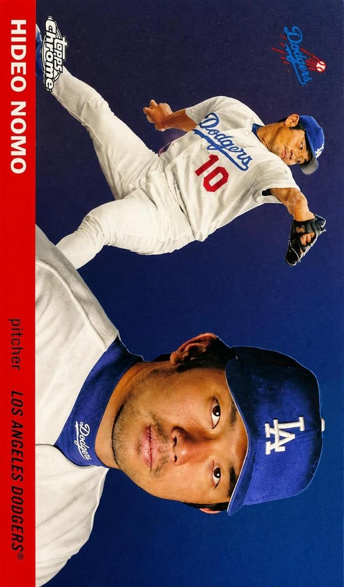 2025 Topps Chrome Platinum Hideo Nomo [Green Vibrations Refractor] #233 card