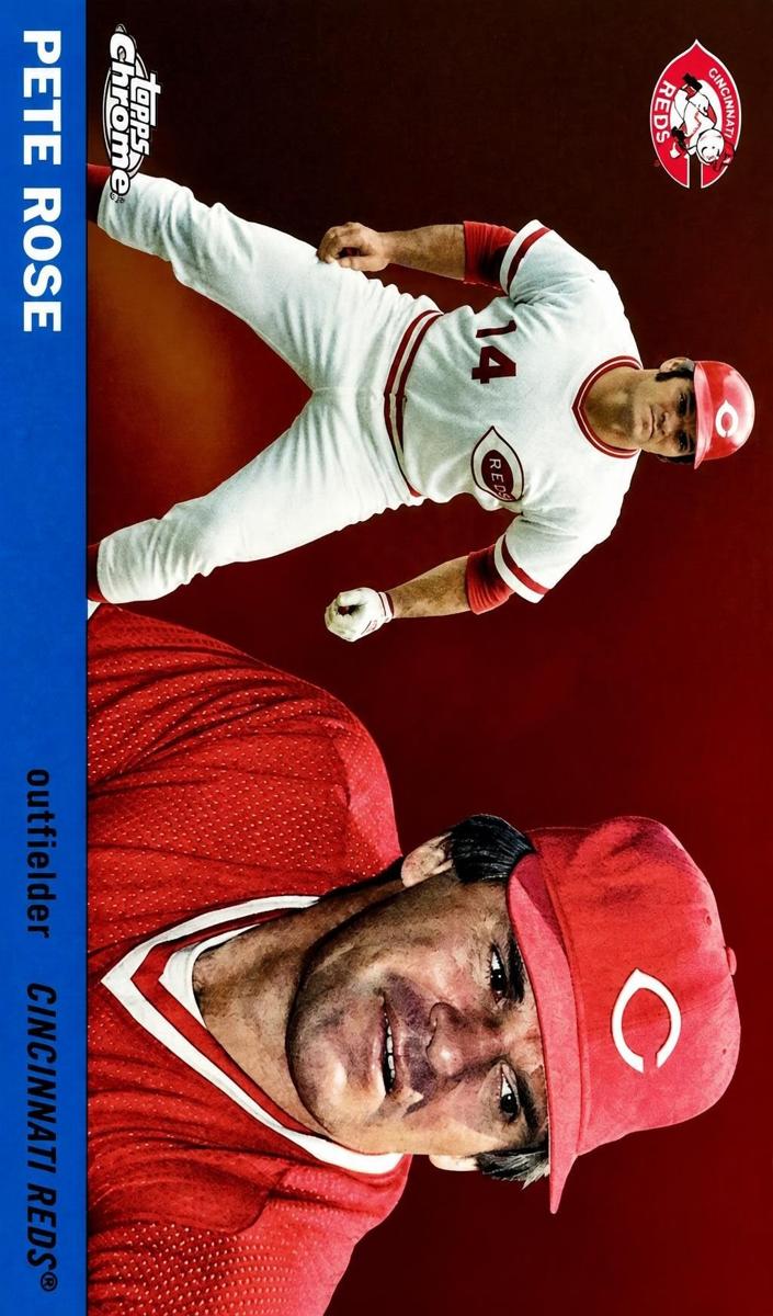 Pete Rose 2025 Chrome Platinum card